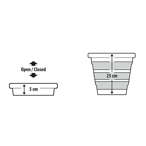 Opvouwbare emmer - 10 L - Afbeelding 9