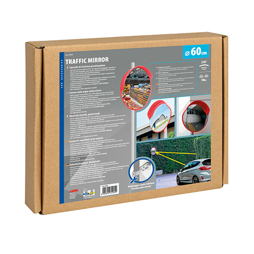 Verkeersspiegel, 230° bolle groothoekveiligheidsspiegel - Ø 60 cm - Afbeelding 4